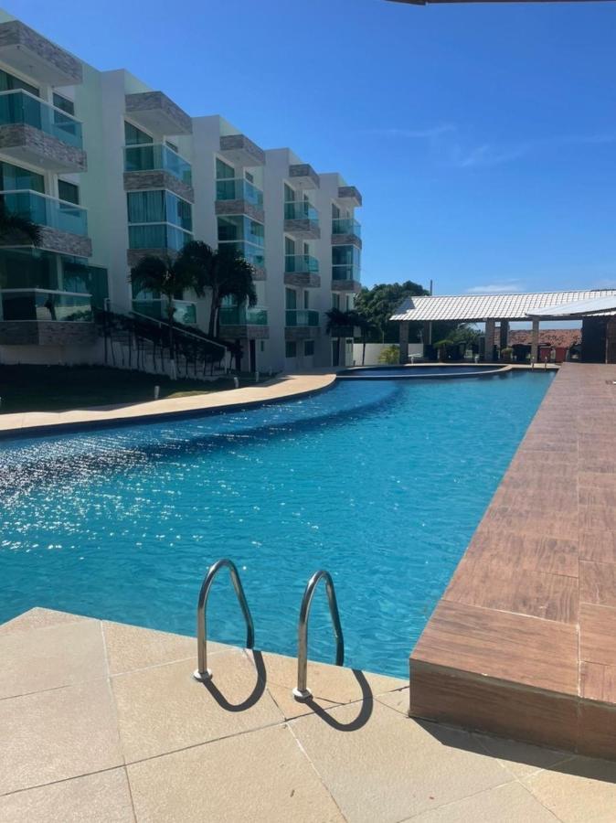 コンデMar E Sol Residencial 2 Quartos C Ar Condicionado,500 Metros Da Praia De Jacumaアパートメント エクステリア 写真