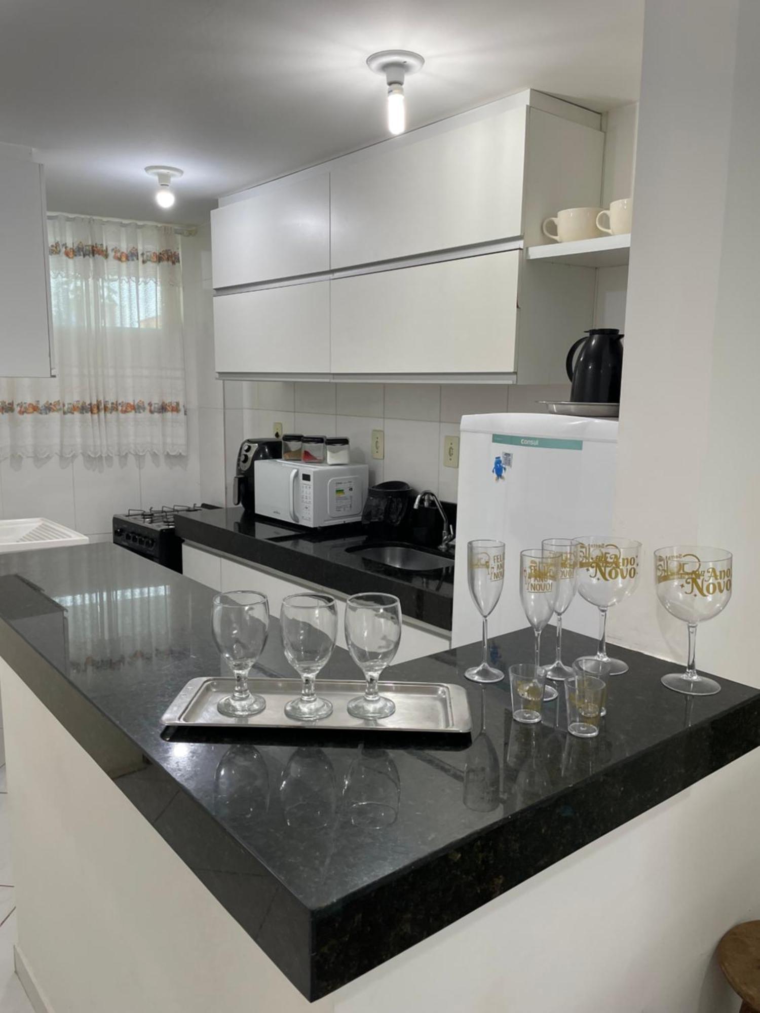 コンデMar E Sol Residencial 2 Quartos C Ar Condicionado,500 Metros Da Praia De Jacumaアパートメント エクステリア 写真