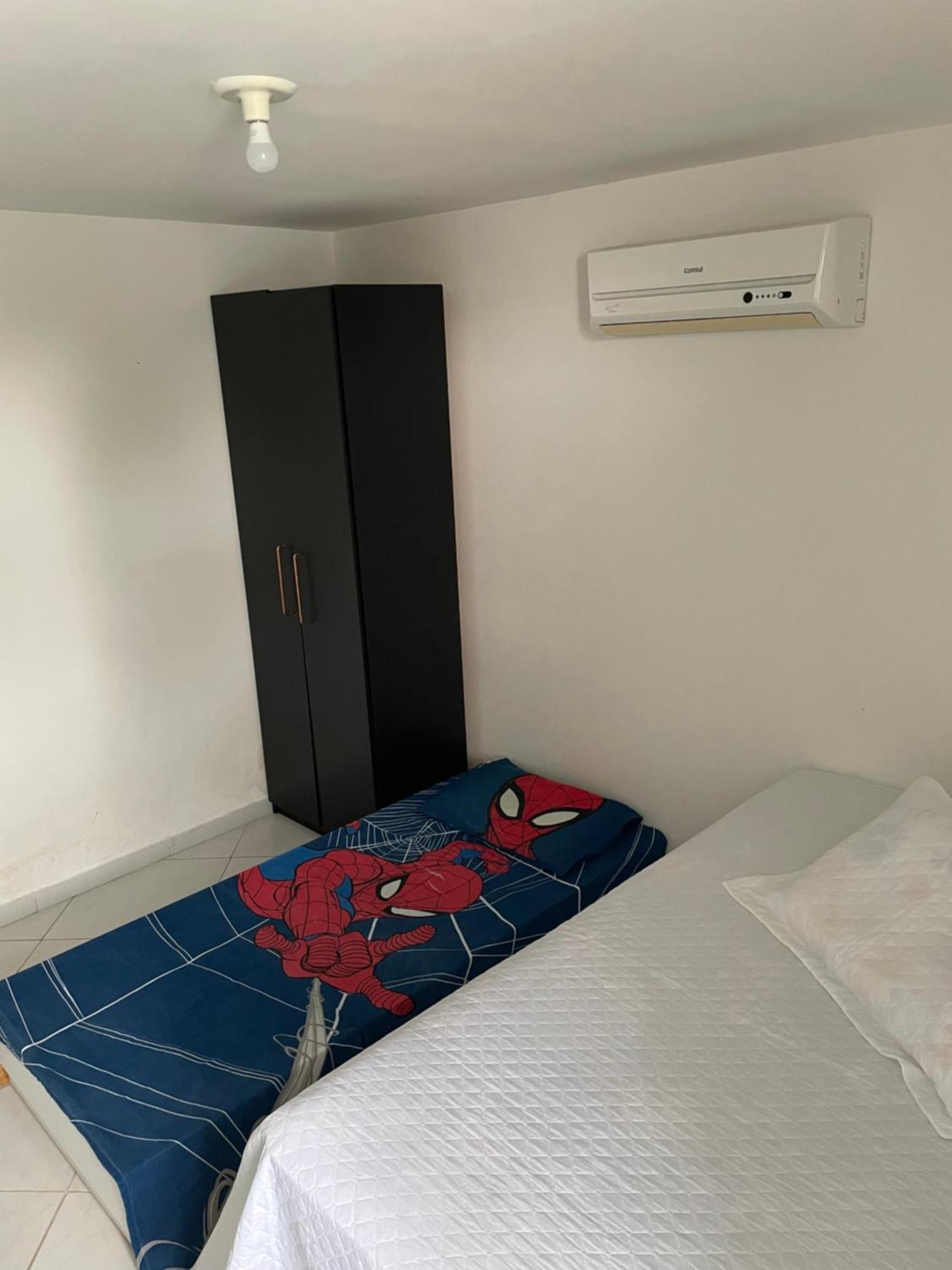 コンデMar E Sol Residencial 2 Quartos C Ar Condicionado,500 Metros Da Praia De Jacumaアパートメント エクステリア 写真