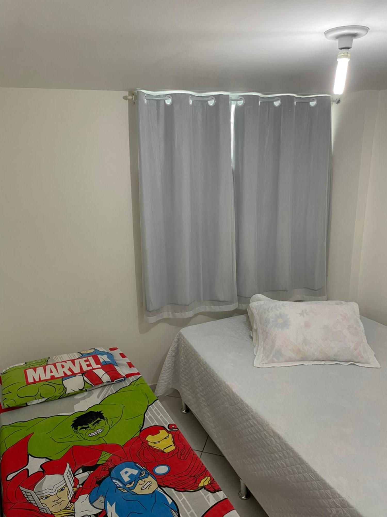 コンデMar E Sol Residencial 2 Quartos C Ar Condicionado,500 Metros Da Praia De Jacumaアパートメント エクステリア 写真