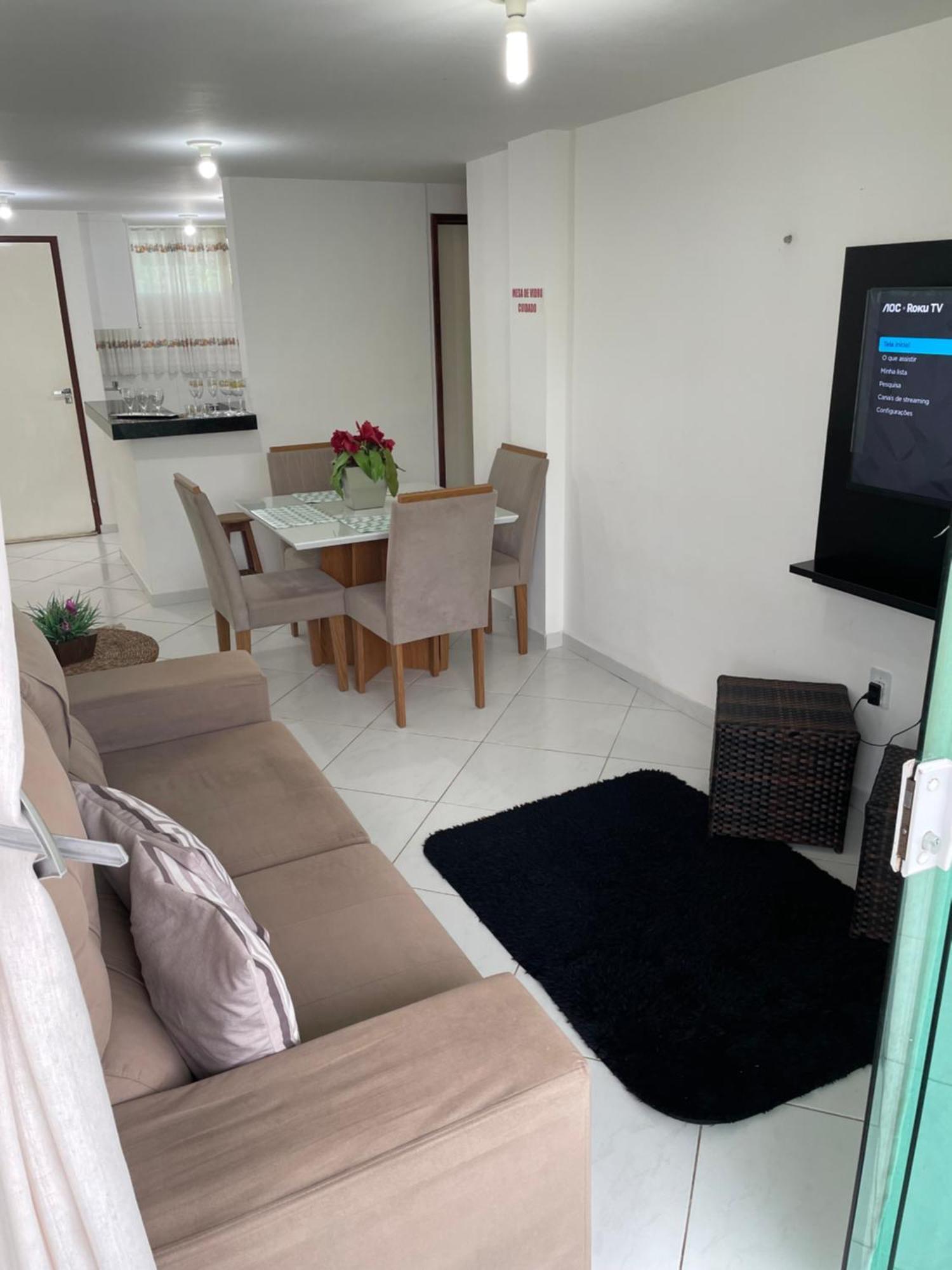 コンデMar E Sol Residencial 2 Quartos C Ar Condicionado,500 Metros Da Praia De Jacumaアパートメント エクステリア 写真